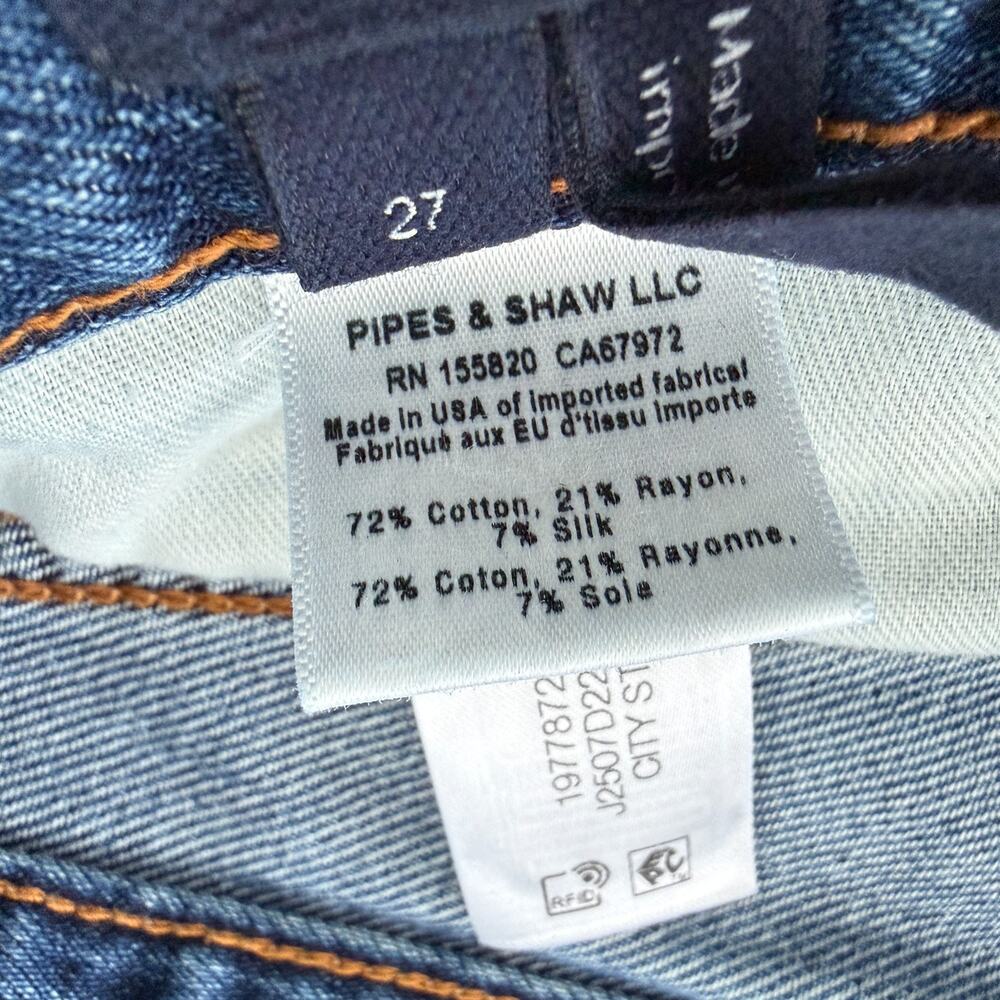 Veronica Beard Jeans Womens 27x32 Kasey Wide Leg Mid Rise City Stroll USA Made - Picture 7 of 13